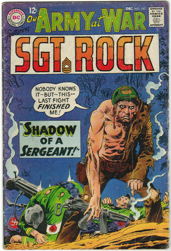 Our Army at War featuring Sgt. Rock #187 VG Front Cover