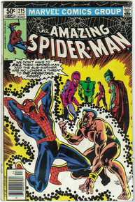 Amazing Spider Man #215 VG Front Cover
