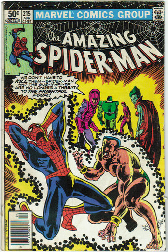 Amazing Spider Man #215 VG Front Cover