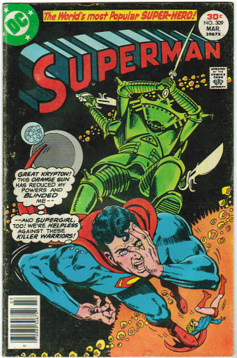 Superman #309 VG Front Cover