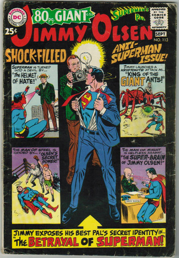 Superman's Pal Jimmy Olsen #113 VG Front Cover