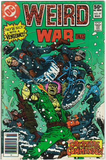 Weird War Tales #97 FN Front Cover