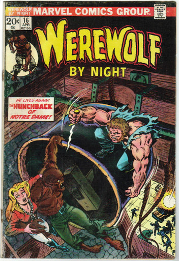 Werewolf by Night #16 VG Front Cover