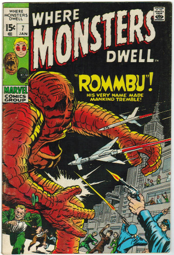 Where Monsters Dwell #7 FN Front Cover