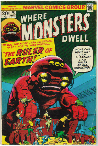 Where Monsters Dwell #25 VG Front Cover