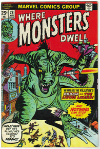Where Monsters Dwell #28 VG Front Cover