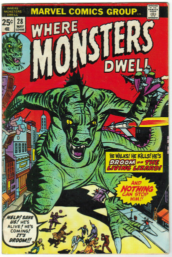 Where Monsters Dwell #28 VG Front Cover