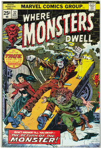 Where Monsters Dwell #32 VG Front Cover