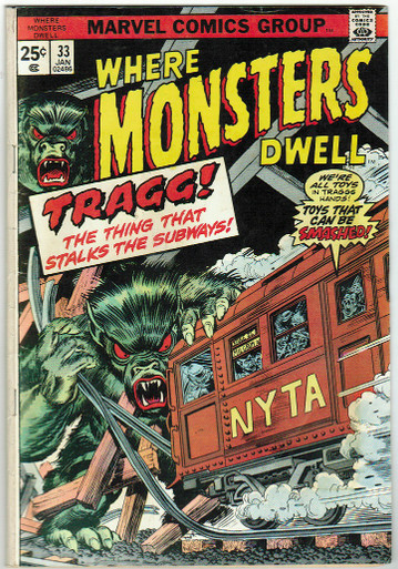 Where Monsters Dwell #33 VG Front Cover