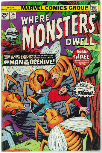 Where Monsters Dwell #34 FN Front Cover