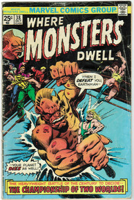 Where Monsters Dwell #38 GD Front Cover