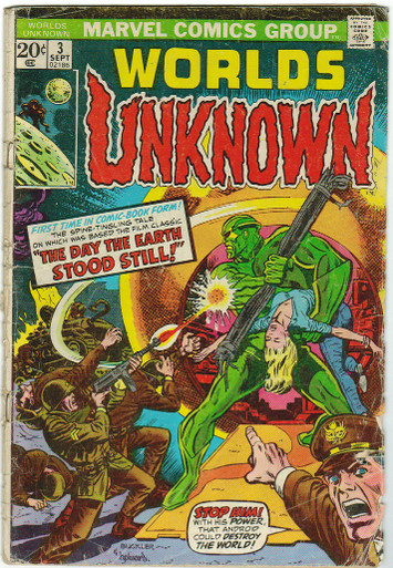 Worlds Unknown #3 GD Front Cover