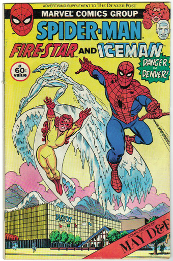 Amazing Spider Man "Danger in Denver" Denver Post Supplement VG Front Cover