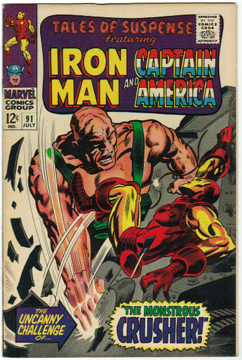 Tales of Suspense #91 VF/NM Front Cover