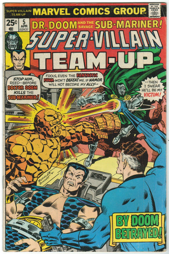 Super Villain Team Up #5 VG Front Cover