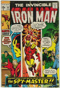 Iron Man #33 VG Front Cover