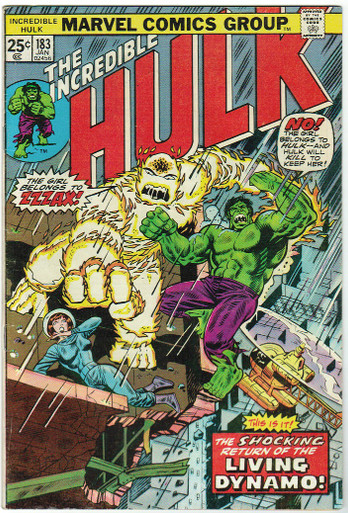 Incredible Hulk #183 FN Front Cover