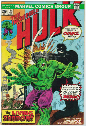 Incredible Hulk #184 VG Front Cover