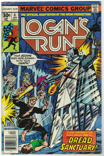 Logans Run #4 VG Front Cover