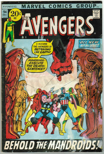 Avengers #94 PR Front Cover
