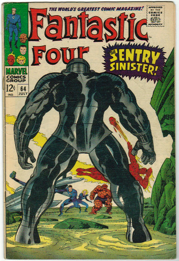 Fantastic Four #64 VG Front Cover