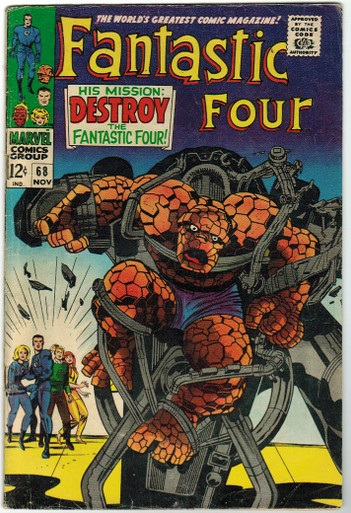 Fantastic Four #68 VG Front Cover