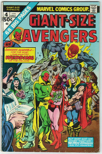 Giant Size Avengers #4 FN Front Cover