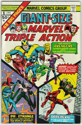 Giant Size Marvel Triple Action #1 VF Front Cover