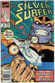 Silver Surfer #34 VF/NM Front Cover