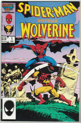 Spider Man Vs. Wolverine #1 VF Front Cover