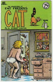 Adventures of Fat Freddy's Cat #4 VF Front Cover