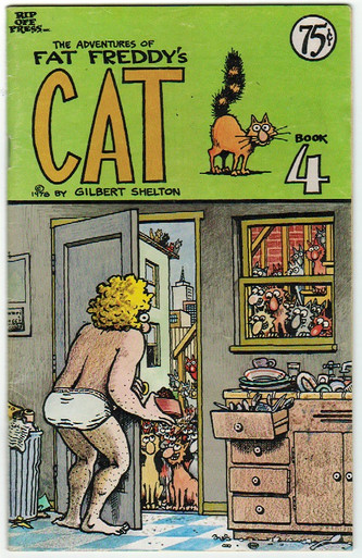 Adventures of Fat Freddy's Cat #4 VF Front Cover