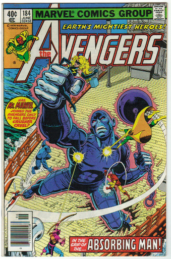 Avengers #184 VF/NM Front Cover