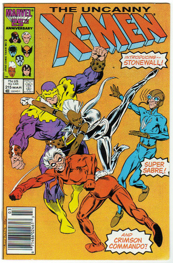 Uncanny X-Men #215 VF Front Cover