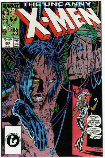 Uncanny X-Men #220 VF Front Cover