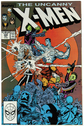 Uncanny X-Men #229 VF Front Cover