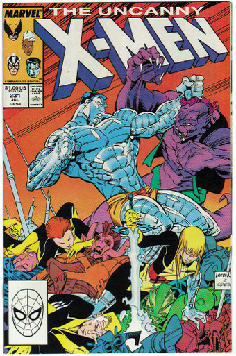 Uncanny X-Men #231 VF Front Cover