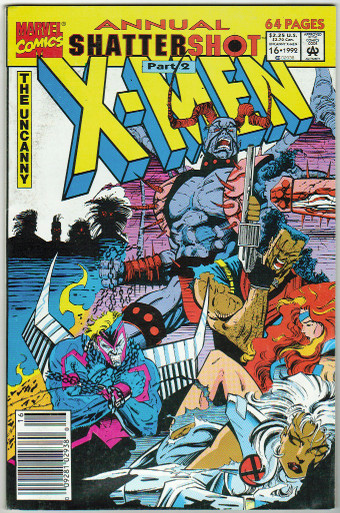 Uncanny X-Men Annual #16 VF Front Cover