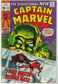 Captain Marvel #19 VG Front Cover
