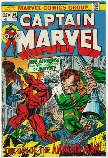 Captain Marvel #24 VF Front Cover