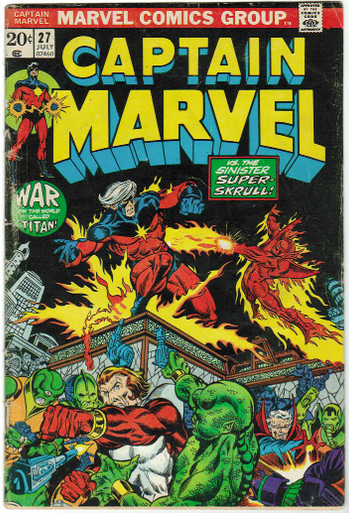Captain Marvel #27 GD Front Cover