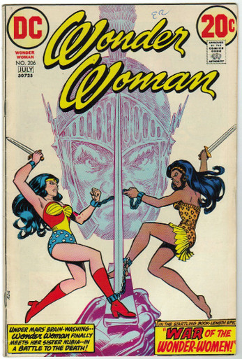 Wonder Woman #206 FN Front Cover