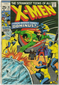 X-Men #72 VG Front Cover