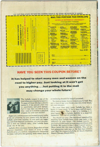 X-Men #85 GD Back Cover