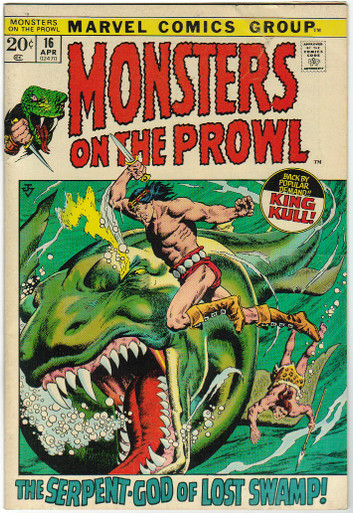 Monsters on the Prowl #16 FN Front Cover