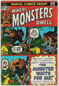 Where Monsters Dwell #23 GD Front Cover