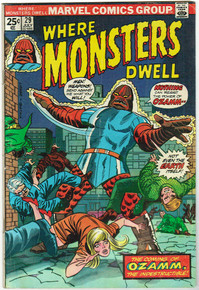 Where Monsters Dwell #29 VG Front Cover