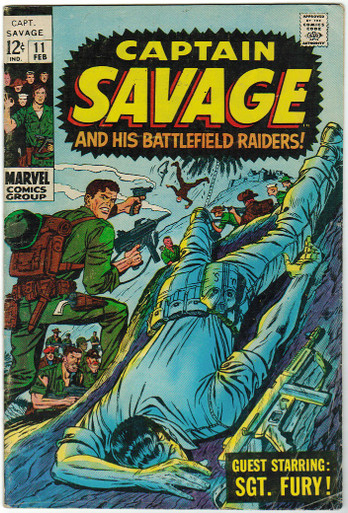 Captain Savage #11 VG Front Cover