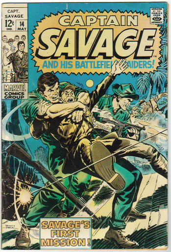 Captain Savage #14 GD Front Cover
