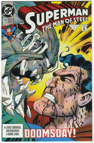 Superman Man of Steel #19 NM Front Cover